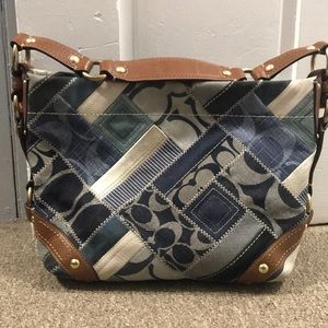 Jean Patchwork Coach Bag